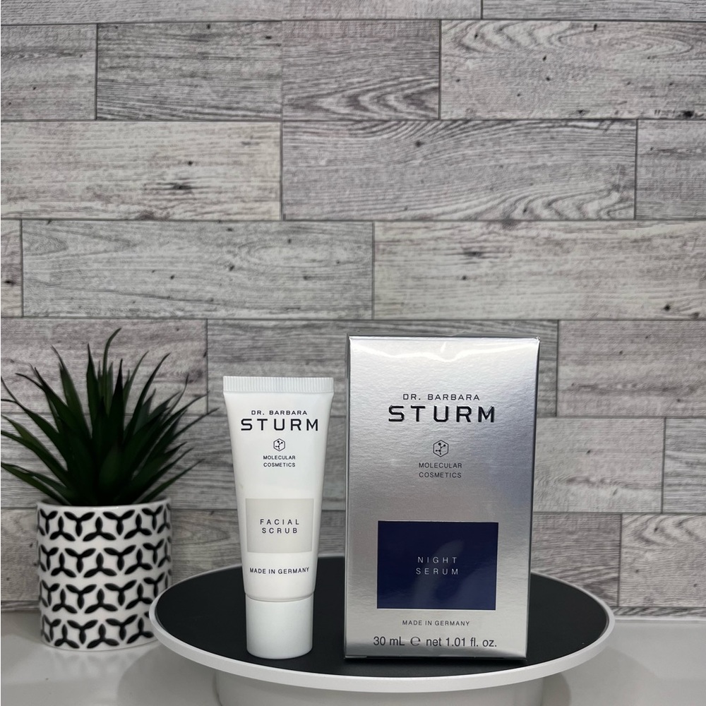 BNIB and Sealed Dr. Barbara Sturm Night Serum Full Size➕bonus Sturm Facial Scrub
